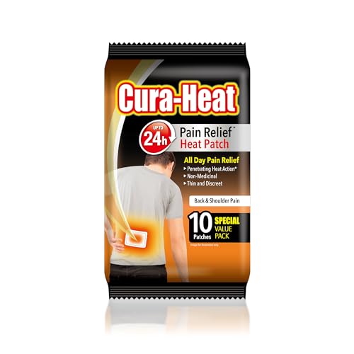 Cura-Heat Back and Shoulder Pa...Relief Heat Patch - 10 Patches - down 33.09% (£3.21) to £6.49 from £9.70