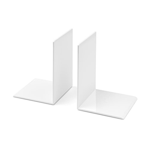 OSCO Plastic Bookends with Cle...x W12 x D12 cm, White (Medium) - down 67.81% (£4.74) to £2.25 from £6.99
