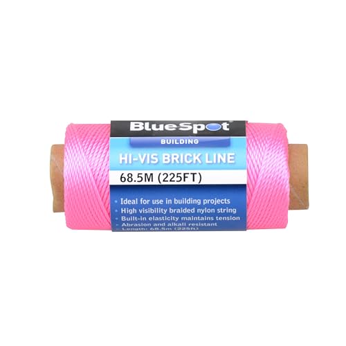 Blue Spot Tools 68.5m (225ft) Hi-Vis Brick Line - down 52.46% (£3.30) to £2.99 from £6.29
