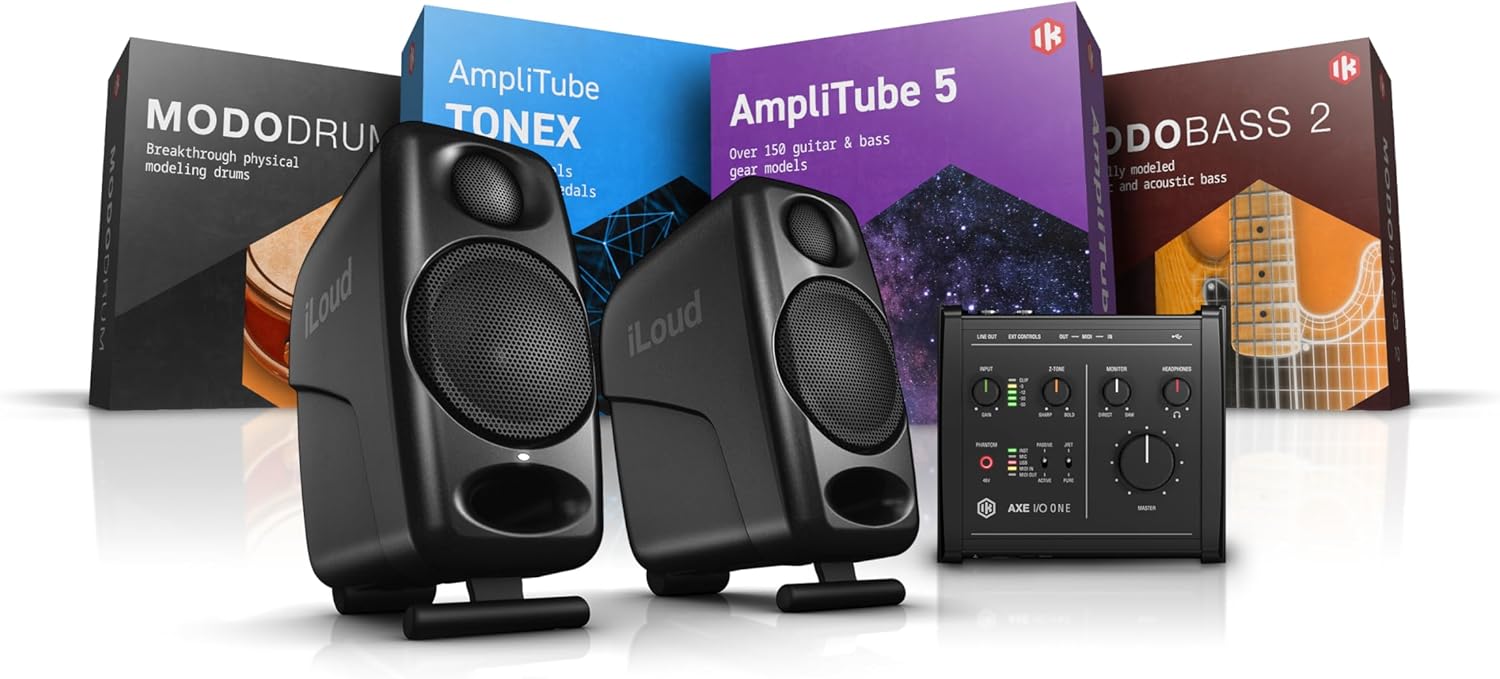 IK Multimedia - Portable Guita... + MODO BASS 2 + MODO DRUM 1.5 - down 30.36% (£95.48) to £219.00 from £314.48