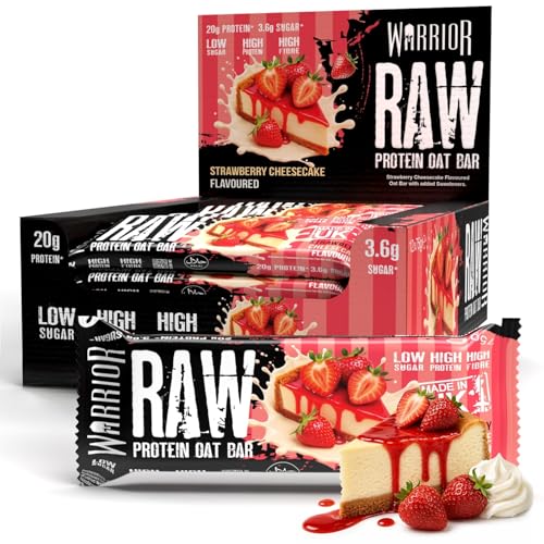 Warrior RAW Protein Bars 12 x ...igh Protein Oat Flapjack Snack - down 33.36% (£5.00) to £9.99 from £14.99