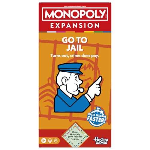 Monopoly Go to Jail EXPANSION ...red to Play) - English Version - down 30.84% (£2.39) to £5.36 from £7.75