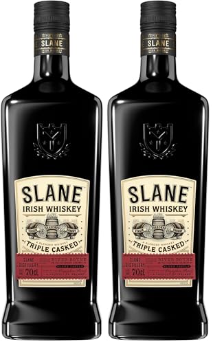 Slane Triple Casked Irish Whiskey, 70 cl (Pack of 2) - down 24.24% (£15.04) to £47.00 from £62.04