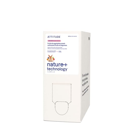 ATTITUDE Fruit & Vegetable Was...gredients, Unscented, 2 Liters - down 22.14% (£2.63) to £9.25 from £11.88