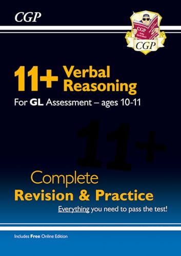 11+ GL Verbal Reasoning Comple... tests (CGP GL 11+ Ages 10-11) - down 40.35% (£5.75) to £8.50 from £14.25