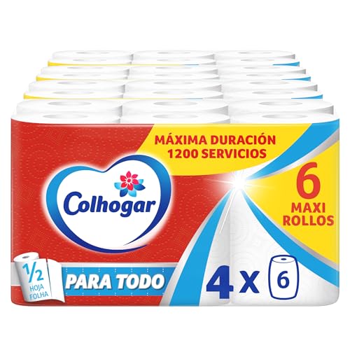 Colhogar Paratodo Rolls x 24 R...nt 24 = 72 Rolls (4 x 6 Rolls) - down 9.99% (£2.51) to £22.62 from £25.13