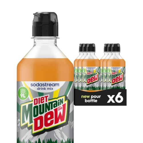 Sodastream Diet Mountain Dew® ...kling Water, Makes Approx. 54L - down 21.35% (£7.60) to £27.99 from £35.59