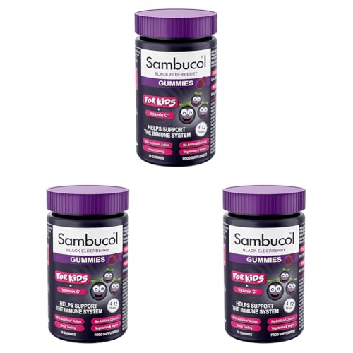 SAMBUCOL Kids Gummies 30'S, 30 Count (Pack of 3) - down 25.69% (£6.12) to £17.70 from £23.82