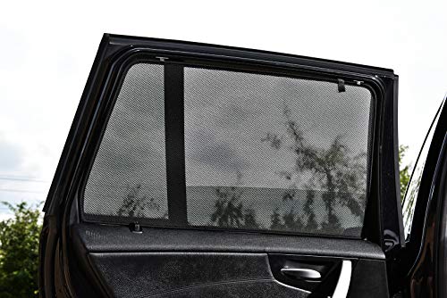 Set Car Shades (rear side door... Custom-Fit Sunshades for Cars - down 17.19% (£10.25) to £49.39 from £59.64