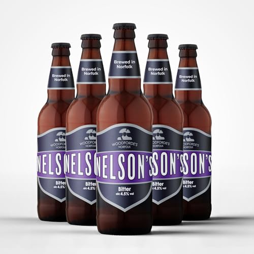 Woodforde's Nelson's 8 x 500ml Bottles - down 20.88% (£4.26) to £16.14 from £20.40