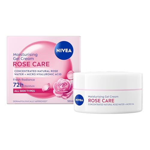 NIVEA Rose Care Moisturising G...iser for Soft and Radiant Skin - down 50.40% (£2.52) to £2.48 from £5.00