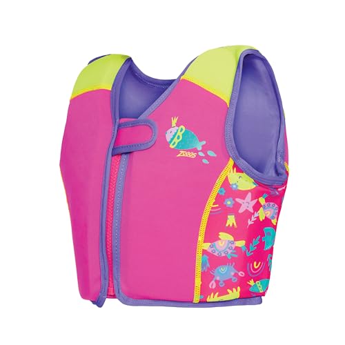 Zoggs Kids Swimsure Jacket Bri...ink/Yellow, 4-5 Years/18-25 kg - down 25.63% (£6.89) to £19.99 from £26.88