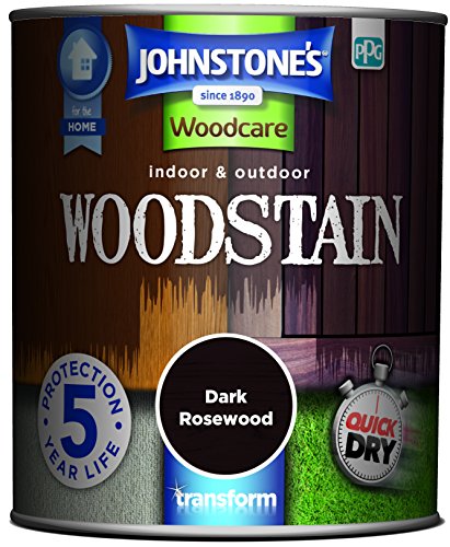 Johnstone's Woodcare Indoor an...oodstain - Dark Rosewood 750ml - down 51.30% (£9.47) to £8.99 from £18.46