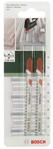 Bosch 2609256C59 Blades for Jigsaw T102BF Set of 2 - down 31.93% (£2.73) to £5.82 from £8.55