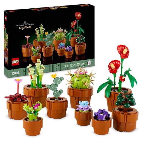 LEGO Botanicals Tiny Plants - ...ing Gifts & Home Decor - 10329 - down 22.66% (£7.25) to £24.74 from £31.99