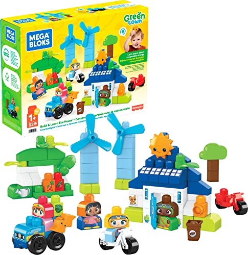 Mega Bloks Green Town Build & ...ng wind turbines, toy gift set - down 18.99% (£5.95) to £25.38 from £31.33