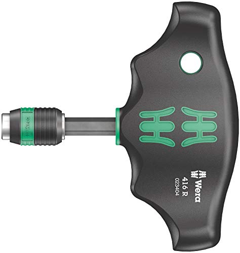 Wera 416 R T-Handle Bitholding...tor, 1/4" x 45 mm, 05023404001 - down 47.92% (£9.20) to £10.00 from £19.20