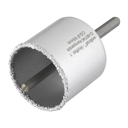 Wolfcraft 3896000 55 x 68mm CT... Hexagon Shank and Pilot Drill - down 47.56% (£7.49) to £8.26 from £15.75