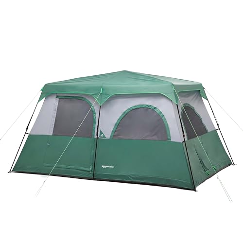 Amazon Basics 10-Person Instan...-Resistant, Quick Setup, Green - down 19.65% (£44.74) to £182.93 from £227.67