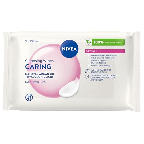 NIVEA Caring 3-in-1 Cleansing ...eup Removal,packaging may vary - down 14.63% (£0.24) to £1.40 from £1.64