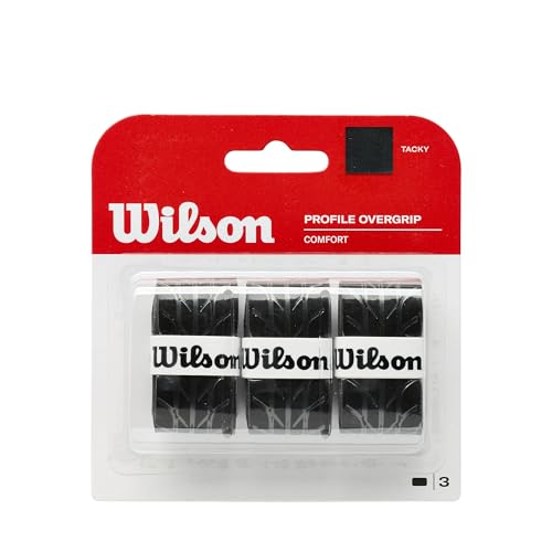 Wilson Profile Overgrip - Black, N/A - down 9.83% (£0.29) to £2.66 from £2.95