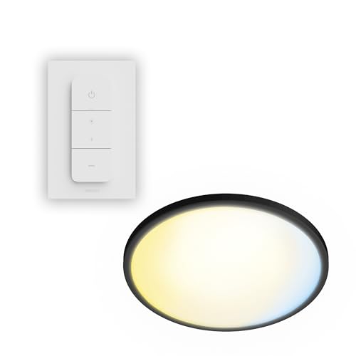 Philips Superslim Remote Contr...Slim Design, 22W, Round, Black - down 10.00% (£3.24) to £29.15 from £32.39