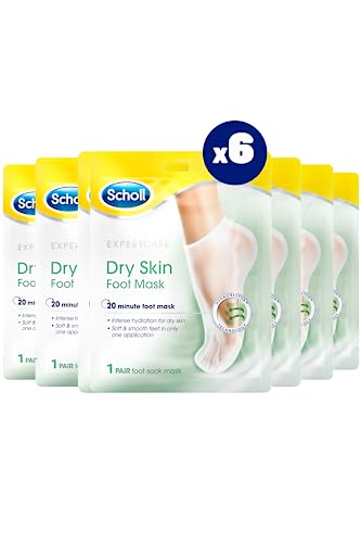 Scholl Expertare Dry Skin Foot...n - 6 Pairs of Foot Mask Socks - down 56.71% (£11.07) to £8.45 from £19.52