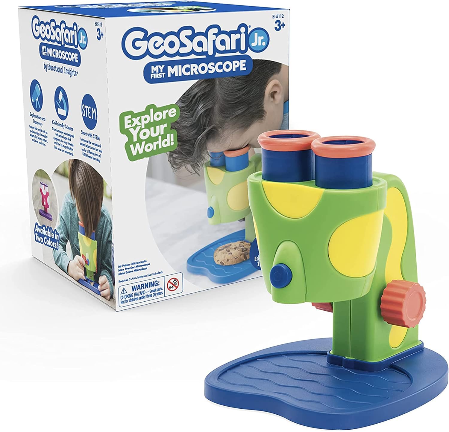 Learning Resources GeoSafari J...pe for Kids, Easy-Focus Design - down 38.85% (£5.05) to £7.95 from £13.00