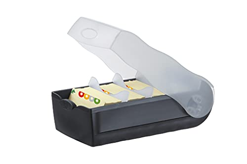 HAN 1x flashcard Box Croco Tra...ck DIN A7 5-Compartment System - down 10.02% (£1.06) to £9.52 from £10.58