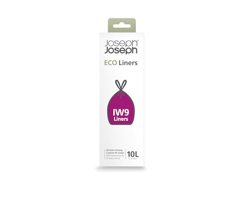 Joseph Joseph Eco IW9 Recycled...tra Strong, 20-Pack, 10L, Grey - down 50.00% (£3.00) to £3.00 from £6.00