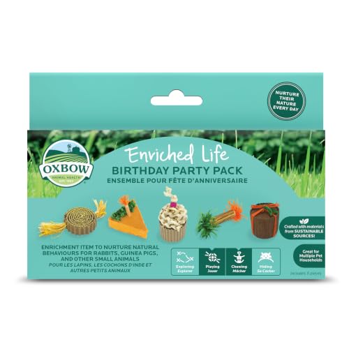 Oxbow Enriched Life Birthday P...uinea Pig Accessories for Cage - down 42.73% (£5.67) to £7.60 from £13.27