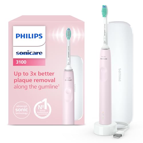 Philips Sonicare 3100 Electric...e, Sugar Rose, Model HX3673/11 - down 60.01% (£60.00) to £39.99 from £99.99