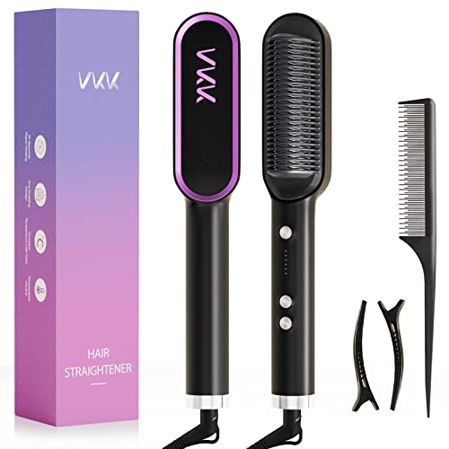 VKK Hair Straightener Brush, H...ssional Hair Tools for Styling - down 51.55% (£16.17) to £15.20 from £31.37