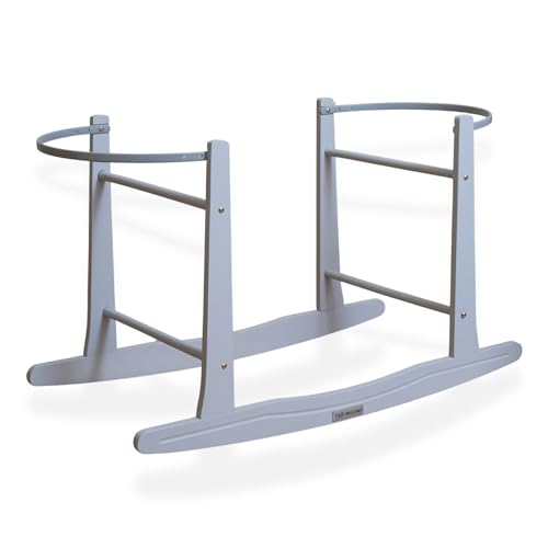 Clair de Lune Standard Moses B...e Straps & Easy Assembly, Grey - down 11.12% (£2.50) to £19.99 from £22.49