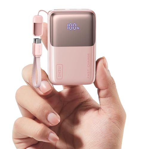 INIU Power Bank, Ultra Small 1...y, Gift for Girls & Boys, Pink - down 15.00% (£4.95) to £28.04 from £32.99