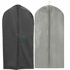 🔥 Zip Up Hanging Suit Dress Coat Travel Bag Clothes Cover Storage Travel Bag