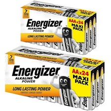 Energizer AA/AAA Batteries Alkaline Power Maxi LR6 LR03 MN1500 Longest Expiry UK