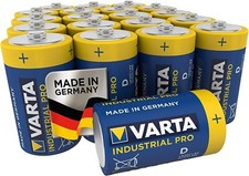 Varta D Industrial Pro Alkaline Batteries MN1300 LR20 Longet Expiry UK New