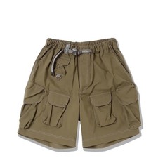 And Wander Multi Pocket Short Pants Khaki