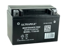 Scorpion YTX9-BS Powersports Replacement Ultramax TTX9-BS Battery