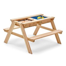 Wooden Sand & Water Picnic Table