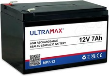 12v 7Ah 20HR Heavy Duty Lead Acid Rechargeable Battery For Kids Ride on Cars