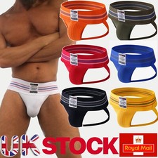 Jockmail Mens Quality Deep Waistband Jock Strap Sexy Jockstrap Underwear Brief