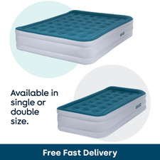 airzzZ Self Inflating Blow Up Air Bed Built In Pump Inflatable Airbed Mattress
