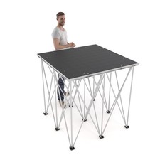 PD X-Lite750 Portable Stage Platform Riser System - 1m x 1m x 1m