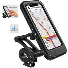 360° Bicycle Motor Bike Waterproof Phone Case Mount Holder For Mobile Phones UK