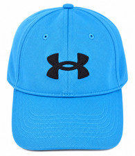 Under Armour - Boys Adjustable Cap Hat - Blue UA Logo - One Size Fits Most