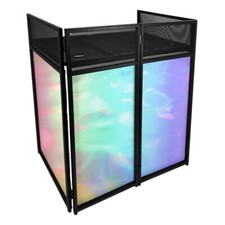 Gorilla DBS Lite Home DJ Disco Booth Stand System inc Shelf & Lycra Cloths