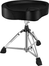 Donner Drum Throne Height Adjustable Widen Padded Stool Seat Double Braced Leg