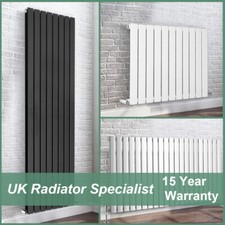 Modern Flat Panel Column Bathroom Designer Radiators White Anthracite Chrome